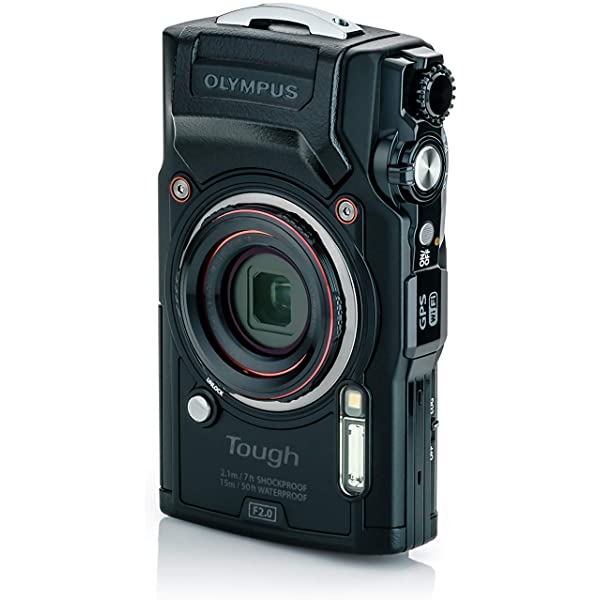 OLYMPUS Tough TG-6 Waterproof Camera, Red Red Base Single
