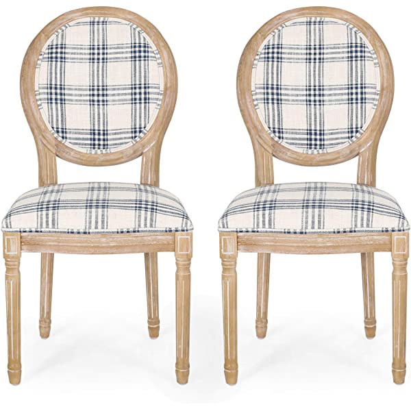 Christopher Knight Home Phinnaeus Beige Fabric Dining Chair (Set of 2), 2-Pcs Set Beige 2-Pcs Set