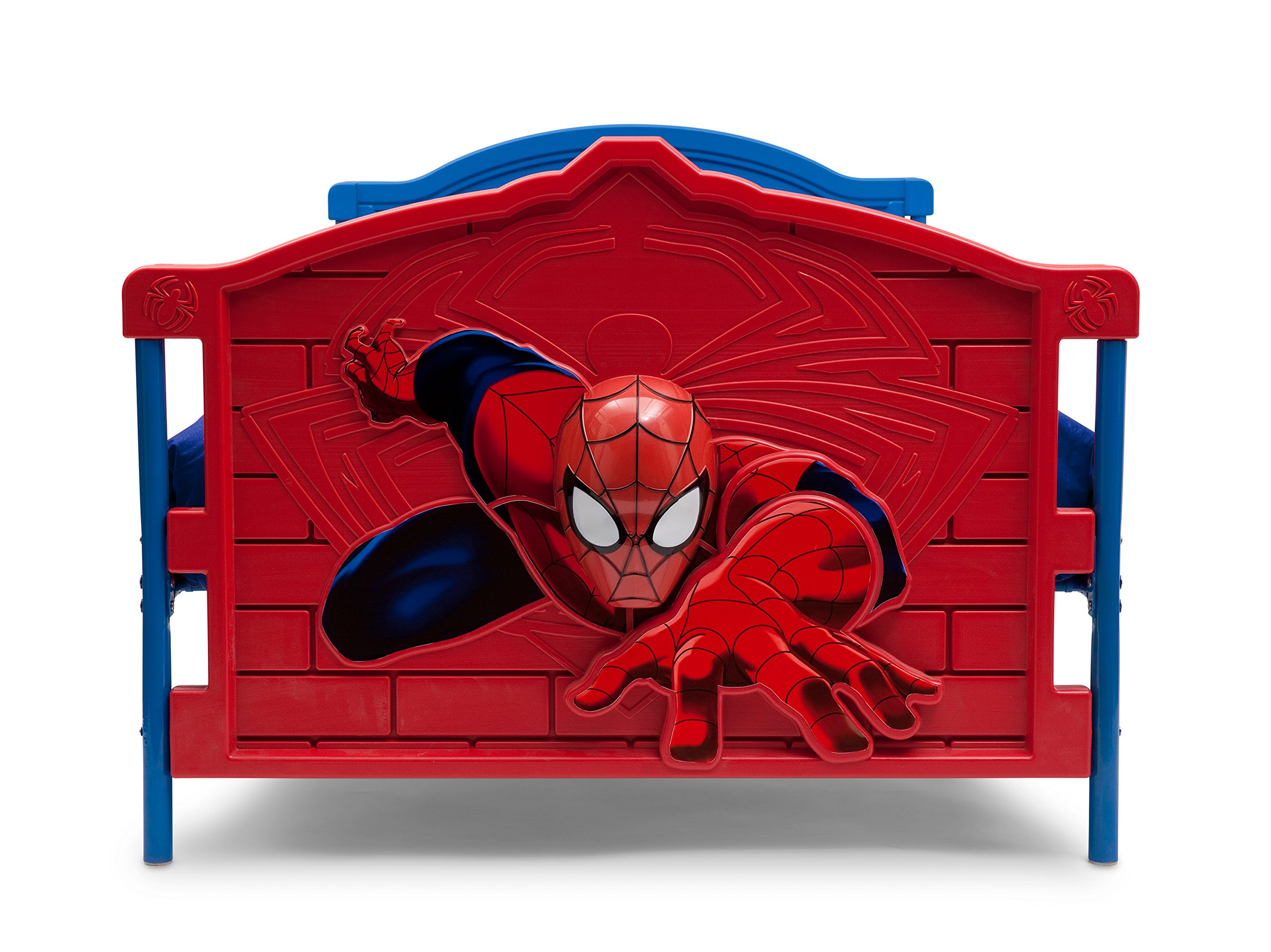 【Furniture】Marvel Spider-Man Plastic 3D-Footboard Twin Bed by Delta Children