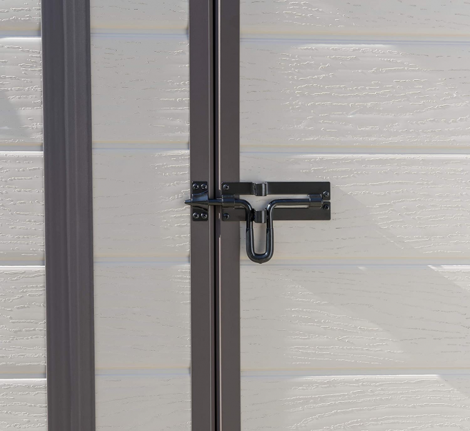 Kate Manor Loft Outdoor Plastic Garden Storage Shed, 6 x 6 Feet