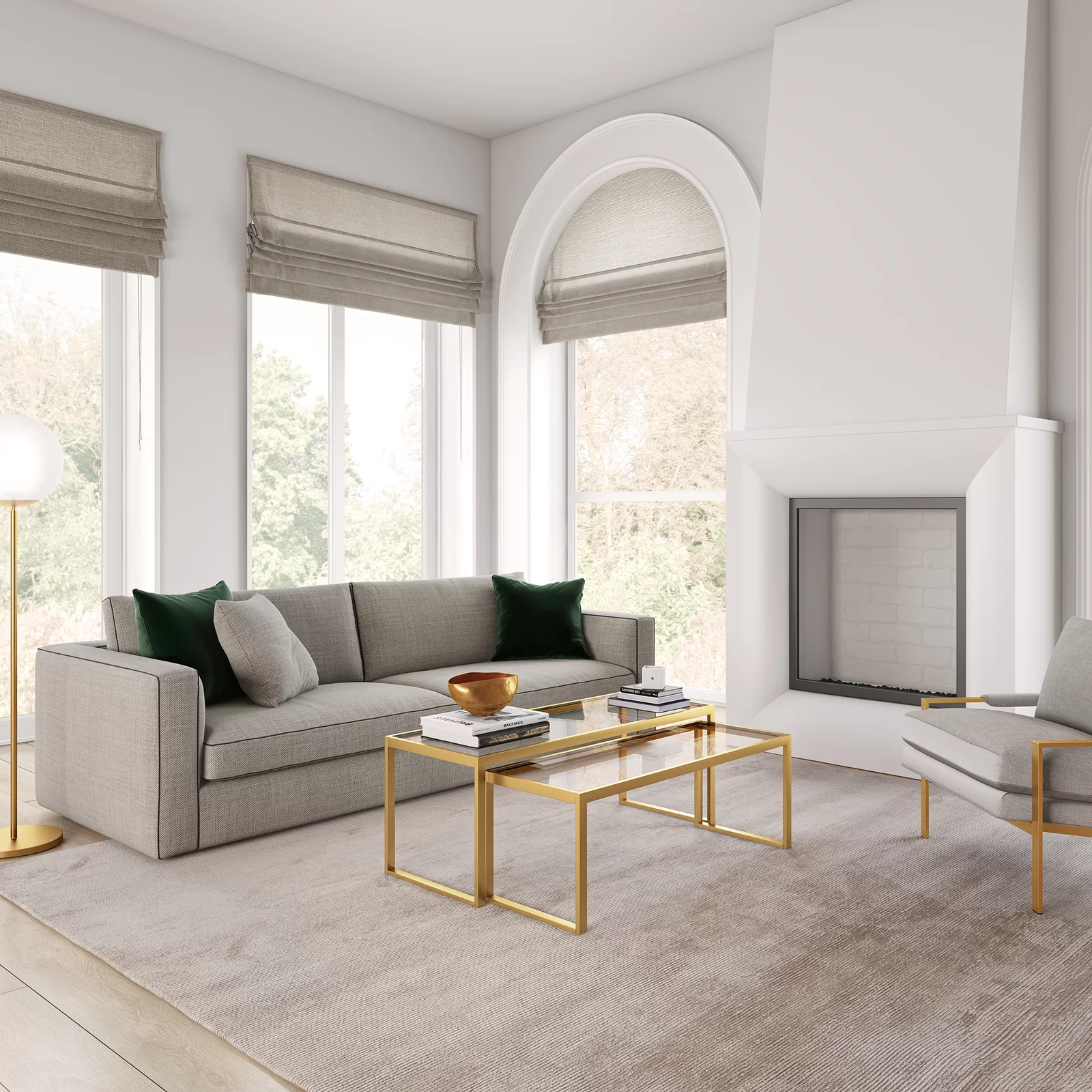 【Furniture】Ogrady Sled 2 Piece Nesting Tables