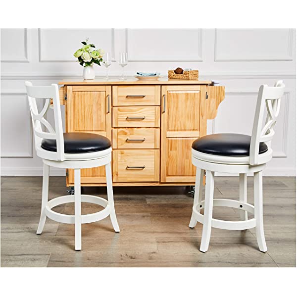 Ball & Cast Barstool, 29-Inch,2-Pack, Cappuccino Jayden Cappuccino 29-Inch,2-Pack