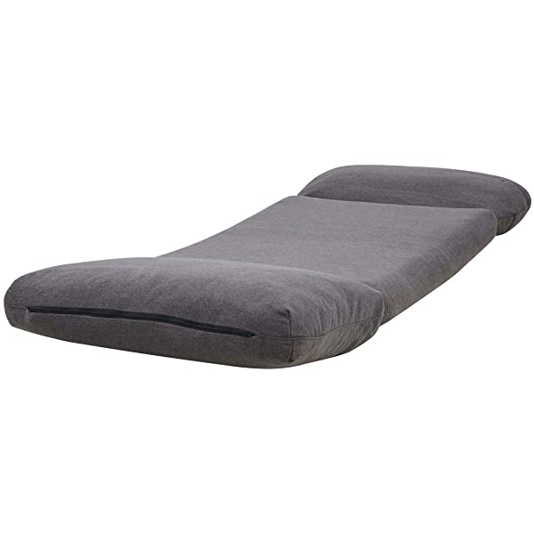 GIA Tri-Fold Sofa Bed, With Pillow, Yellow Yellow With Legs