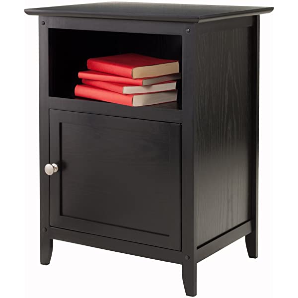 Winsome Wood Henry Accent Table Black 19 inches