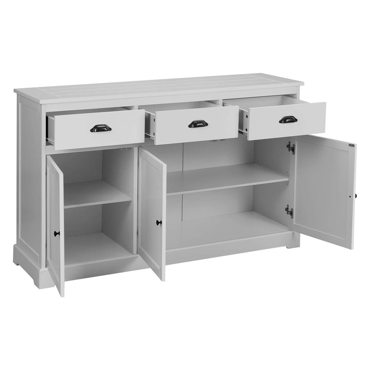 【Furniture】Sideboard Buffet Server Storage Cabinet Console Table Home Kitchen Dining Room Furniture