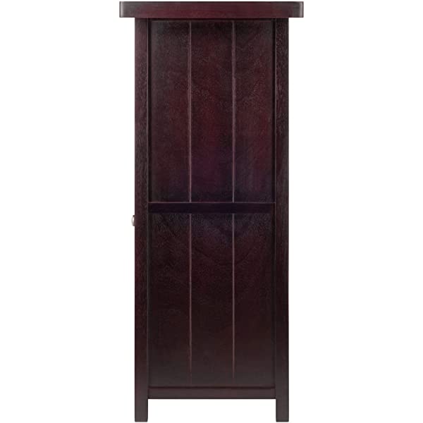 Winsome Macon Bar Wine Cabinet, Espresso