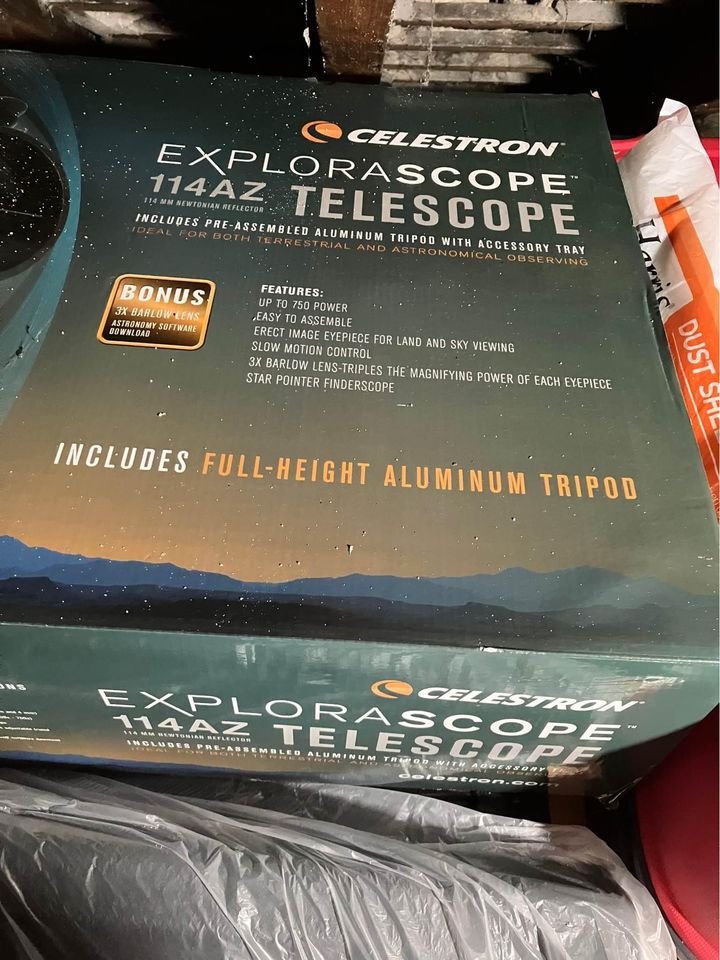 Celestron Explorascope 114az telescope inc tripod