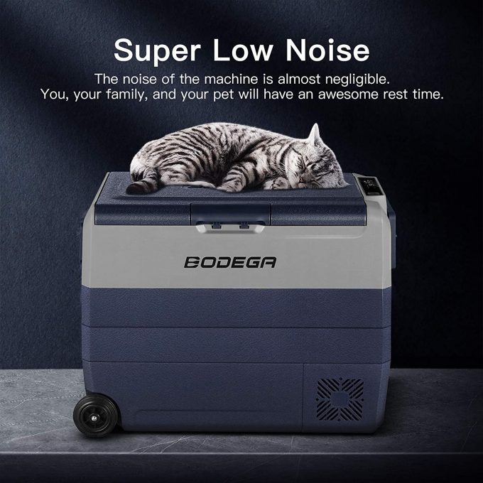 BODEGA 12 Volt Refrigerator Portable Freezer, Car Fridge Dual Zone APP Control -4℉-68℉ RV Electric