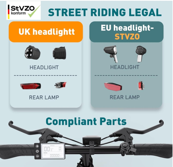 HITWAY Electric Bicycle - Foldable E-bike - 16 Inch - 250W - 8.4Ah - for Adults.