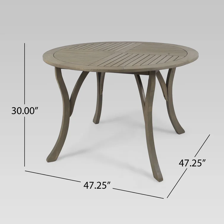 Cotswald 4 - Person Round Outdoor Dining Set